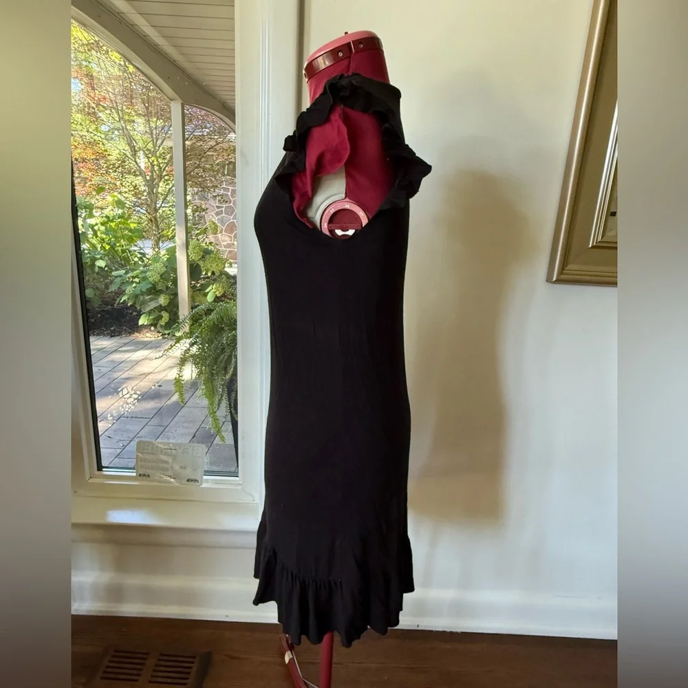 JERSEY DRESS WITH RUFFLE DETAIL - Picture 2 of 7